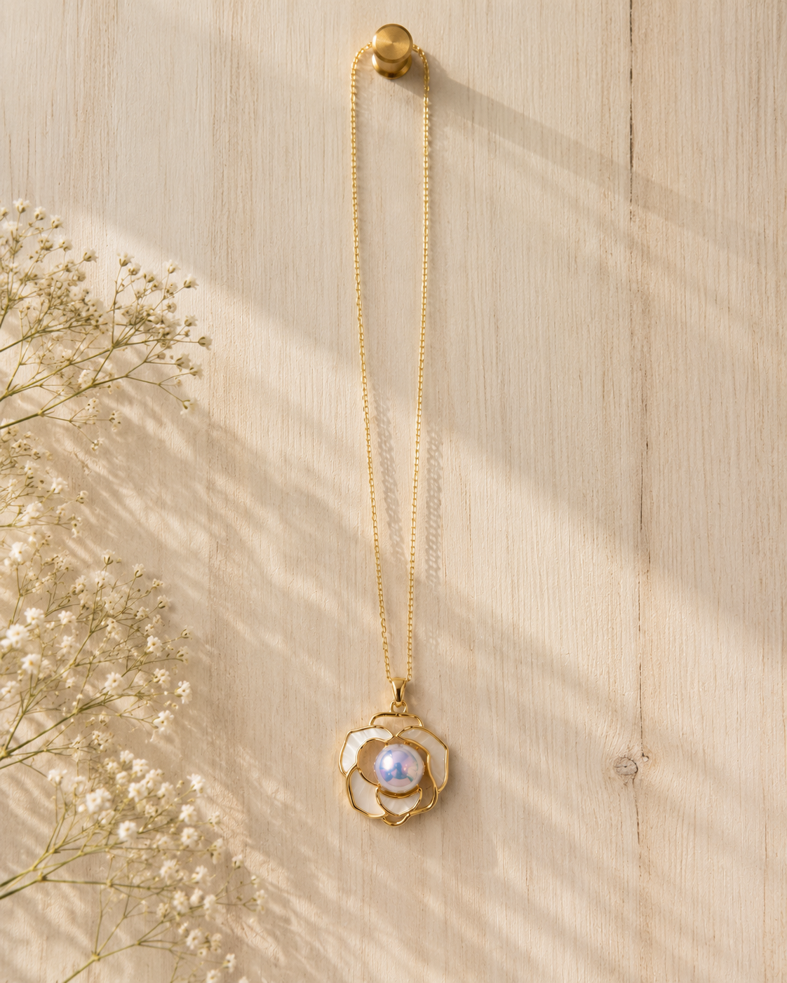 Pearl Flower Necklace