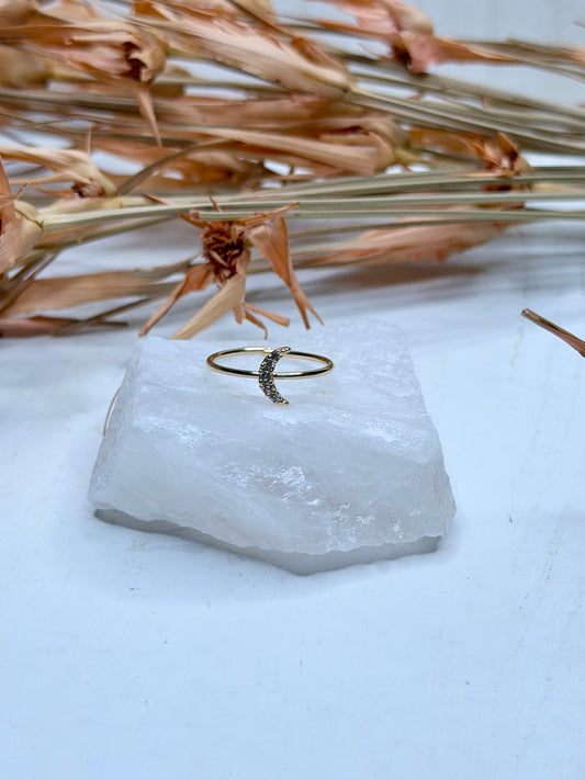 Crescent Moon Ring