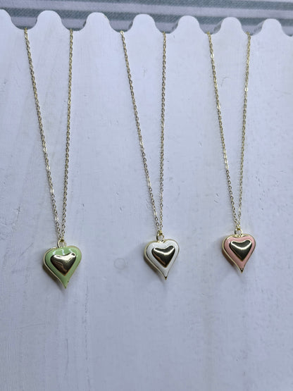 Bubble Heart Necklace