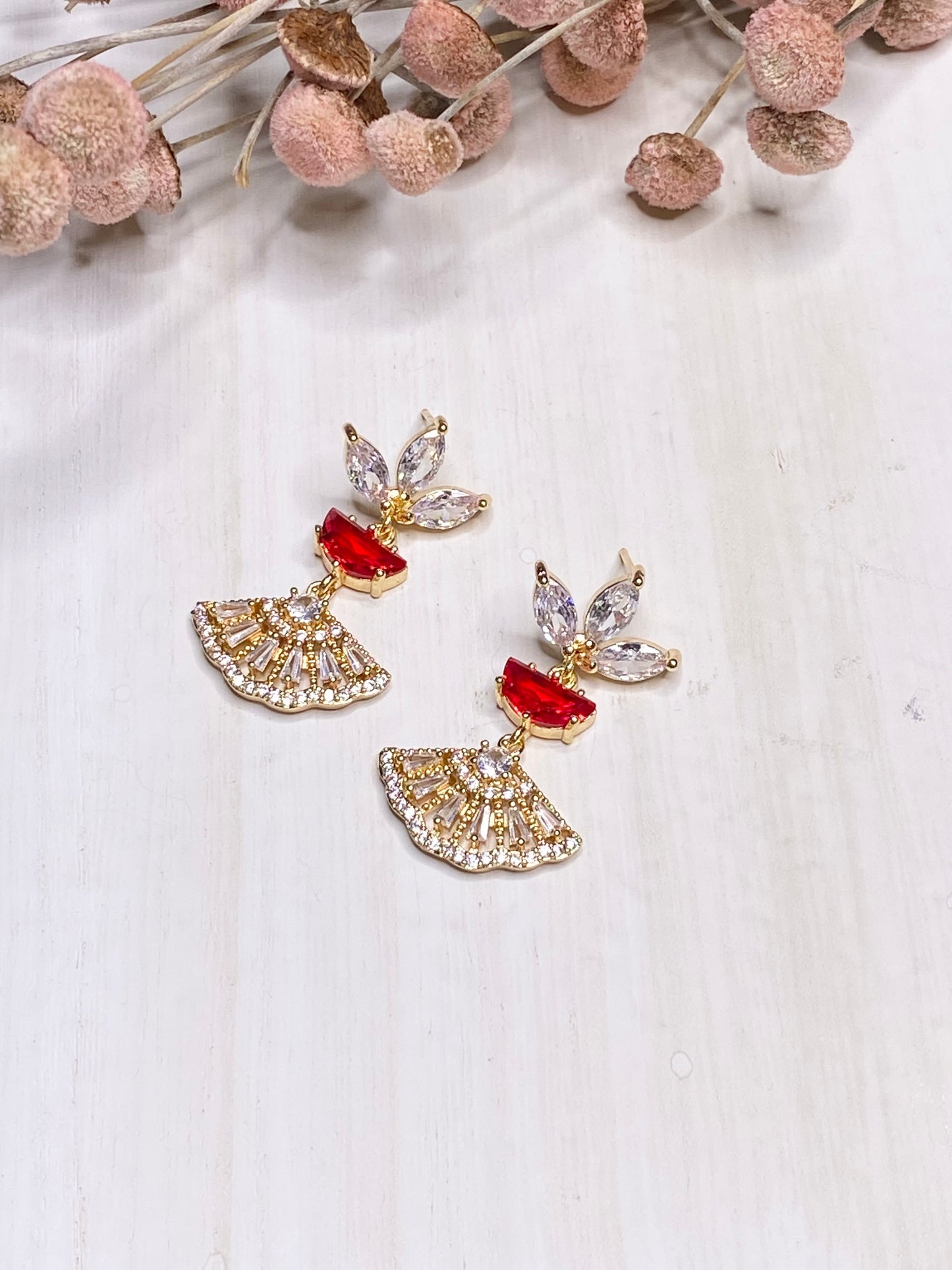 Rouge Earrings