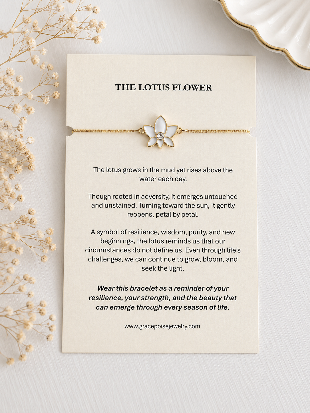 The Lotus Flower Bracelet