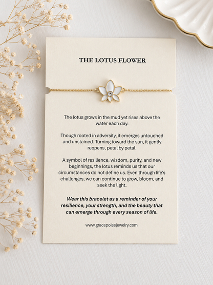 The Lotus Flower Bracelet