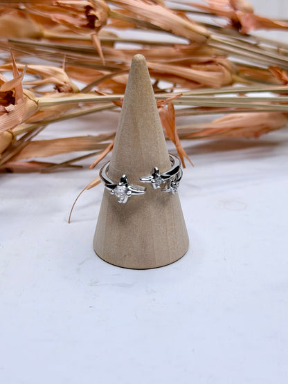 Shimmery Stars Ring
