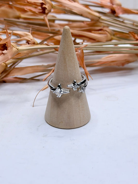 Shimmery Stars Ring