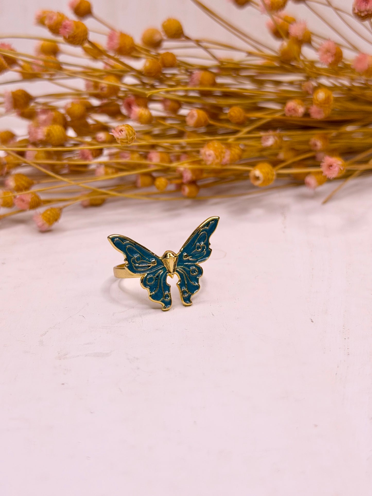 Whimsical Butterly Ring Collection