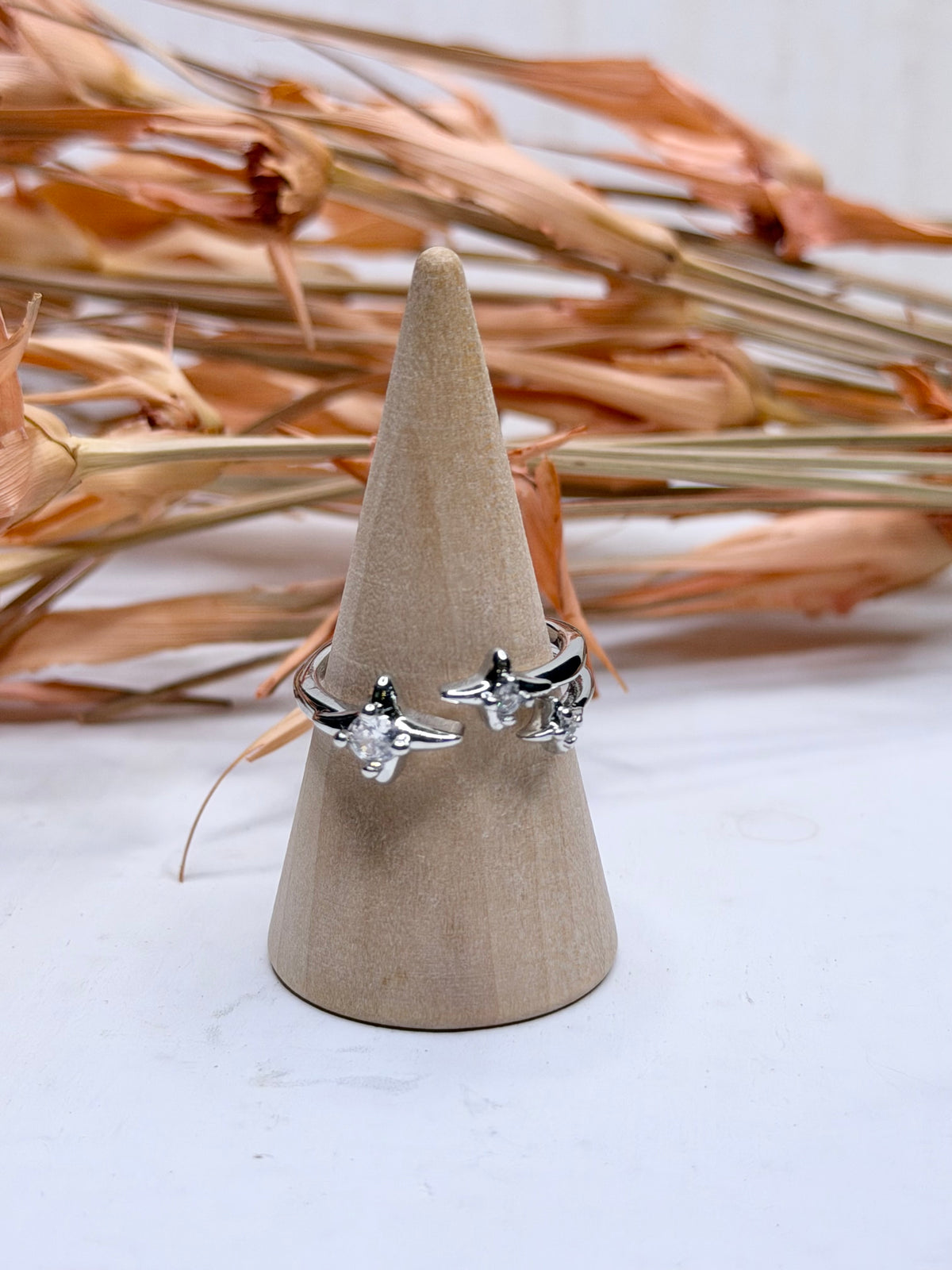 Shimmery Stars Ring