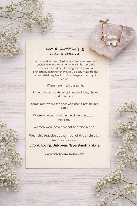 Love, Loyalty & Sisterhood Bracelet