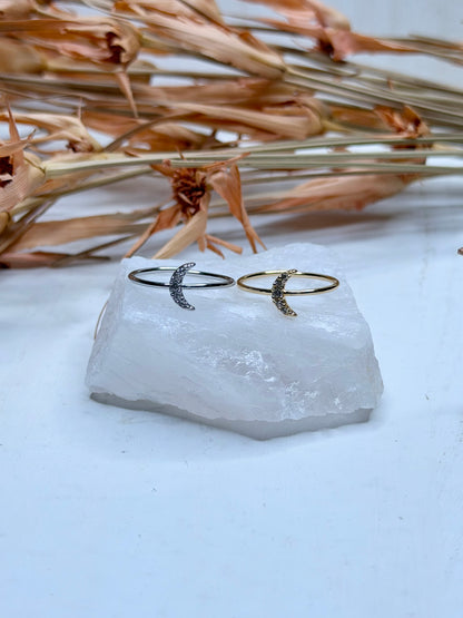 Crescent Moon Ring