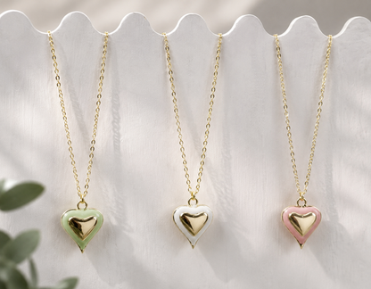 Bubble Heart Necklace