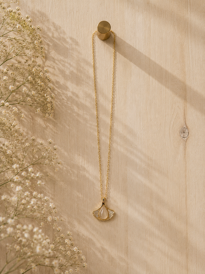 Ginkgo Leaf Necklace