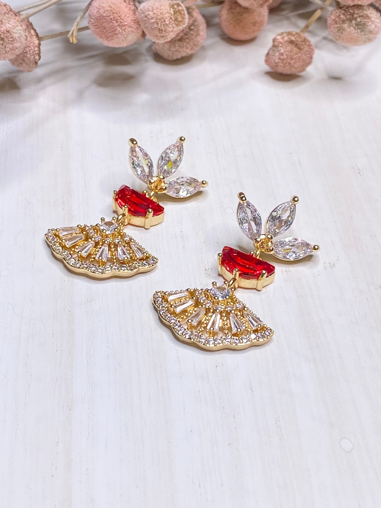Rouge Earrings