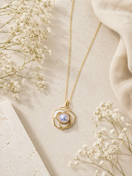 Pearl Flower Necklace