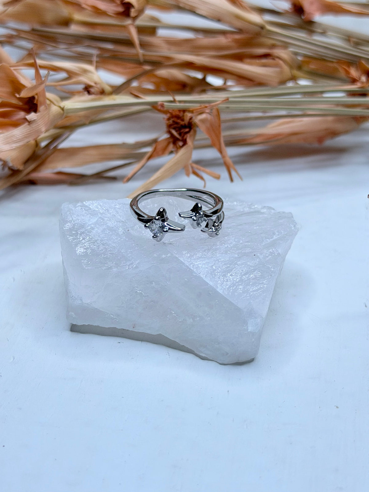 Shimmery Stars Ring